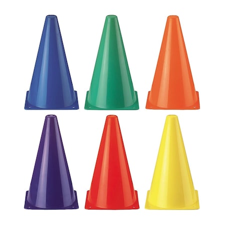 Dick Martin Sports Rainbow Cones - 6 Per Set - Set of 2 MASSC9S-2