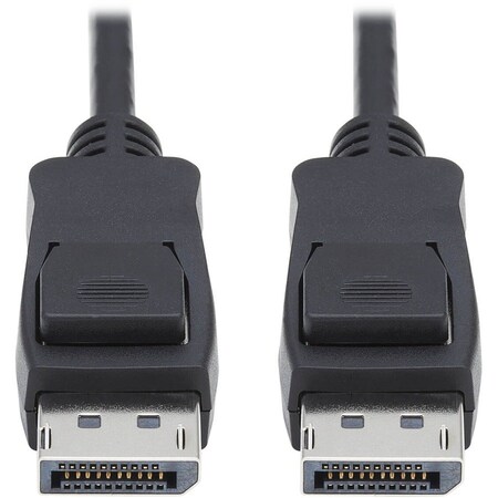 Eaton Tripp Lite Series DisplayPort 1.4 Cable with Latching Connectors, 8K M/M, Black, 15 ft. 4.57m P580-015-V4