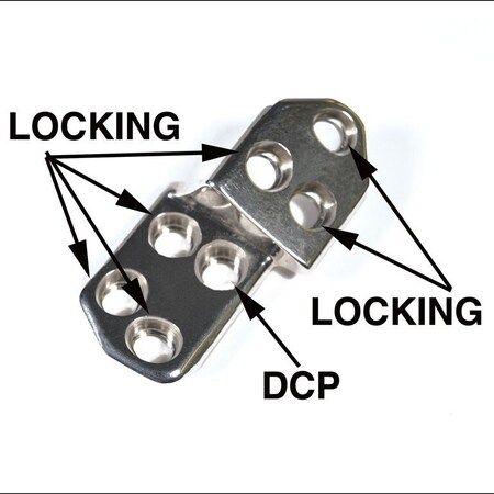 Jorgensen Laboratories 2.7 TPO/DPO Locking Plate 25 Left J1212LA