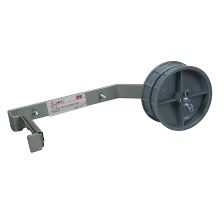 3M Handheld Tape Dispenser, 2 in Max. Tape Width, 3 in Tape Core Dia., Clam Shell, Metal, Gray M75