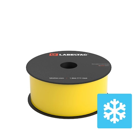 Labeltac Cold Storage Supply 2in x 100ft, Yellow LT201CS