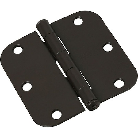 National Hardware Door Hinge, Steel, Oil-Rubbed Bronze, Full-Mortise Mounting N830-325