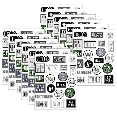 Teacher Created Resources Modern Farmhouse Stickers, 120-Piece Set, 12PK 8521