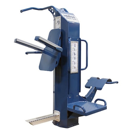 Outdoor-Fit Workout Station, Blue, Powder Coated OF-100-03
