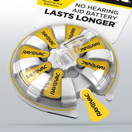 Rayovac Zinc Air 10 1.45 V Hearing Aid Battery 6 pk 10CR-6ROVUS