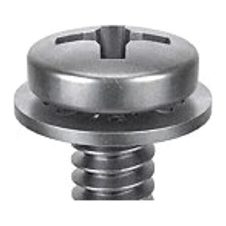 #4-40 x 7/8 in Phillips Pan Machine Screw, Passivated 18-8 Stainless Steel, 25 PK