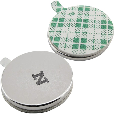 Magnetsource 3.91 Lb. Capacity Neodymium Disc Magnet with Adhesive, 5PK 7528