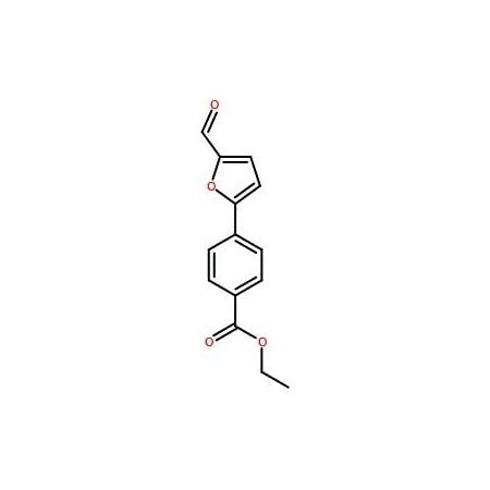 Ak Scientific Ethyl 4-(5-formyl-2-furyl)benzoate (250mg), CAS 19247-87-1 6492AD-250mg