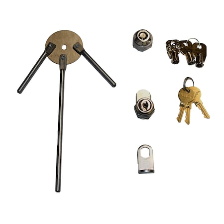 Omnimed Replacement Lock Kit for Narcotic Cabinet, 181502 1816023