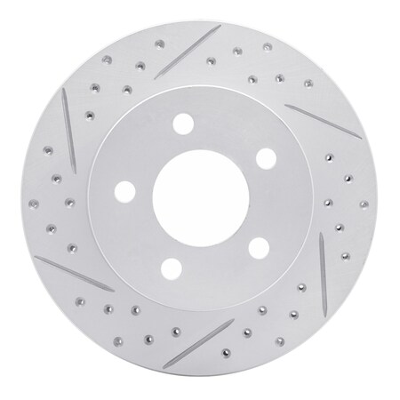 Dynamic Friction Co DFC Geoperformance Rotor - Drilled and Slotted 830-42022L