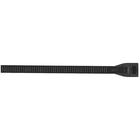 Seachoice Cable Tie, 4 in L, Black, 18 lb Strength, 1000 PK 14071