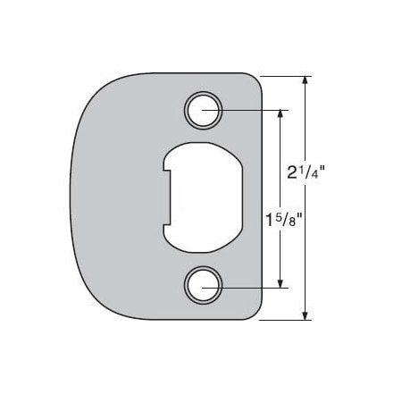 Kwikset UL Radius Corner Full Lip Strike 83031-005