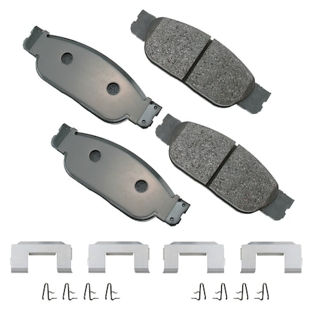 Akebono 00-06 Ford/Jag/Linc-Ls/S-Type/Tbrd:Front Euro Pads, Eur805 EUR805