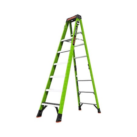Little Giant Ladders Stepladder, 375 lb. Capac., 6 Steps, Green 15828-001