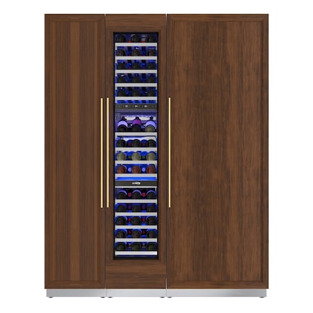 Koolmore Reserve Panel Ready 30 in. Column Refrigerator with 18 in. Wine Cooler and Freezer KM-PRC-R30F18W