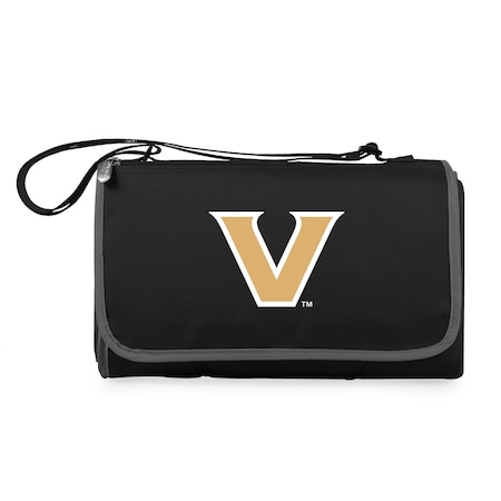 Picnic Time Family Of Brands NCAA Vanderbilt Commodores Blanket Tote Outdoor Picnic Blanket - Beach Blanket 820-00-175-584-0