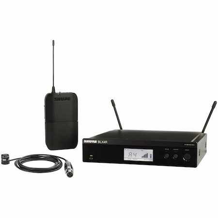 Shure Wireless Rackmount Presenter System with WL185m Lavalier Microphone BLX14R/W85M-H10