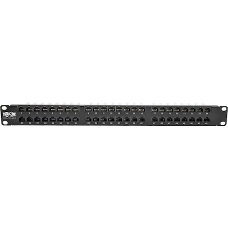 Tripp Lite 48-PORT 1U CAT 5 CAT 5E PATCH PANEL RACKMOUNT 110 RJ45 ETHERNET N052-048-1U