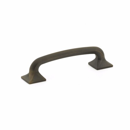 Schaub 4in Center to Center Northport Cabinet Pull Ancient Bronze Finish 206-ABZ
