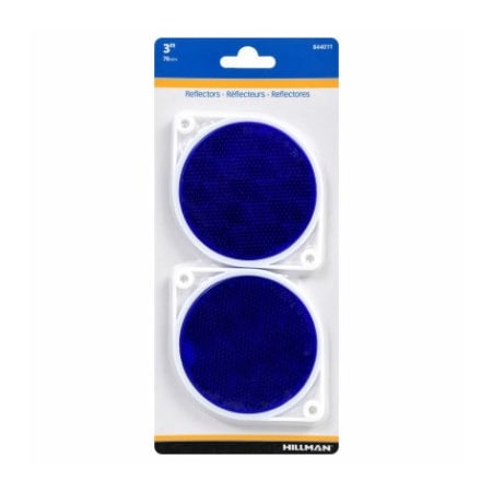 Hillman 2Pk 3" Blu Reflector 844011