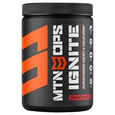 Mtn Ops Ignite Tigers Blood Energy Drink Mix 1104490145