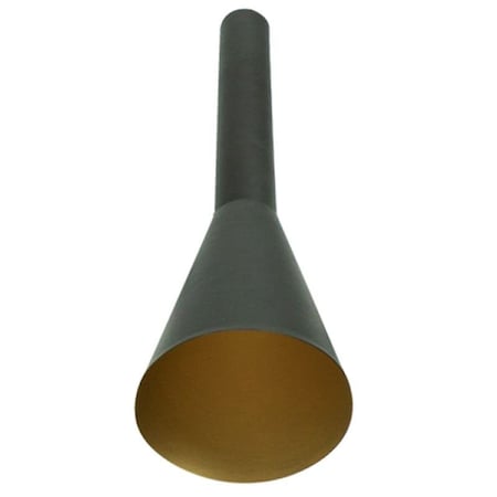 Westgate DECORATIVE CONE REFLECTOR REPLACEMENT FOR LENS CAP OF CMC2, BLACK GOLD, Black and Gold CMC2-DCR-BG