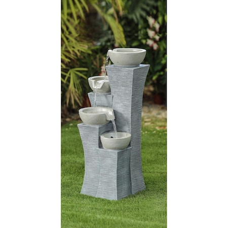 Jeco Four-Tiered Modern-Style Water Fountain FCL160