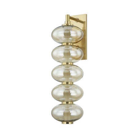 Corbett Lighting Toulouse Integrated LED Wall Sconce in Vintage Brass 504-01-VB