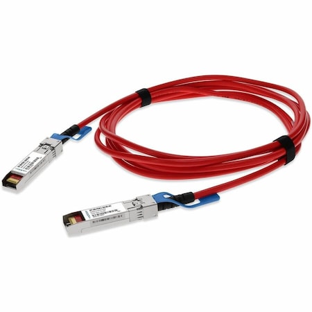 Add-On ADDON MSA AND TAA 25GBASE-CU SFP28 TO SFP28 DIRECT ATTACH CABLE (PASSIVE TWINAX, SFP-28G-PDAC1-5M-RD-AO