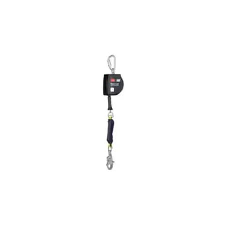 3M Dbi-Sala Nano-Lok Self-Retracting Lifeline, 15 ft. Length, Swivel Snap Hook, 1 Leg(s), 420 lb Weight Capacity 3500091