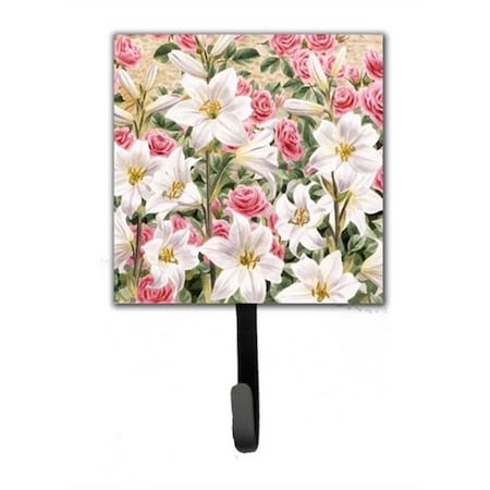Carolines Treasures Lilies and Roses by Sarah Adams Leash or Key Holder ASAD0115SH4