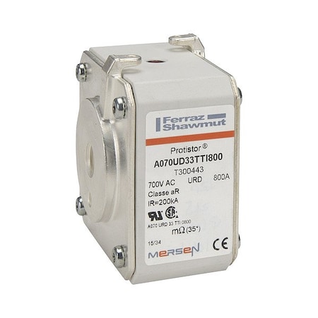 Mersen Fuses, Protistor Series, 690 V AC, 700 V AC, Indicating T300443