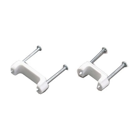 Ecm Industries 3/4WHT Plas Staple, 15PK PS-1575T2