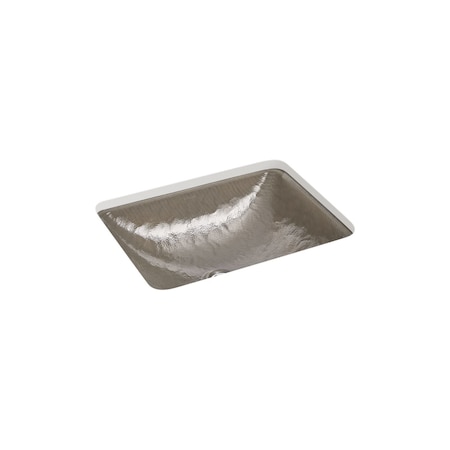 Kohler Yepsen 20" rectangular undermount bathroom sink, no overflow 28823-G3-B11