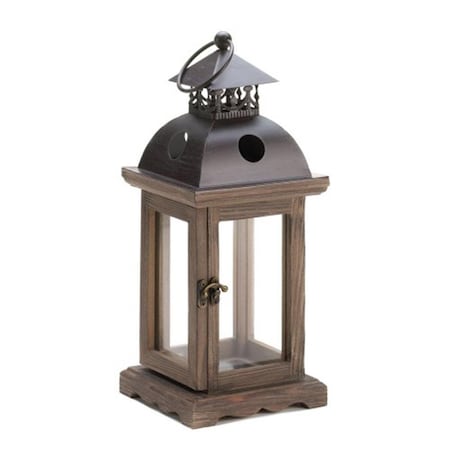 Geared2Golf Rustic Wood Lantern GE2662005