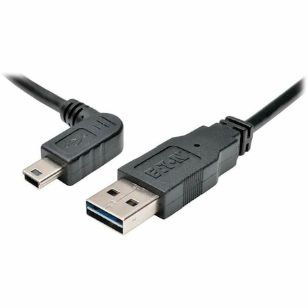 Tripp Lite USB 2.0 Universal Reversible Cable A to Left 5Pin Mini B 6FT 6ft UR030-006-LAB