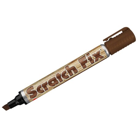 U-Mark Wood Stain Pen, Medium Brown, PK 12 10615U
