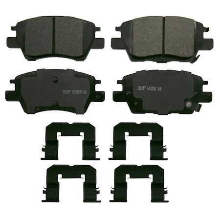 Wagner Brake QuickStop Front Disc Brake Pad Set Ceramic,  ZD1844