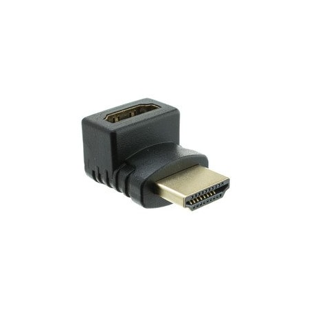 Cable Wholesale HDMI High Speed Vertical 90 Degree Elbow Adapter - Up, HDMI Type-A Male to HDMI Type-A 30HH-50210