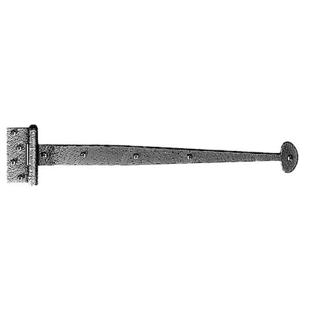 Acorn Mfg Acorn  19-5/8 Bean Strap Hinge, Black Iron RIHBP