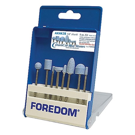 Foredom Abrasive Point Set, 45000 RPM, 8 Pcs. AKHK28