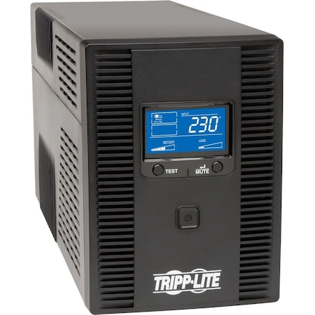 Eaton Tripp Lite Series SmartPro 230V 1.5kVA 900W Line-Interactive UPS, Tower, LCD, USB, 8 Outlets SMX1500LCDT