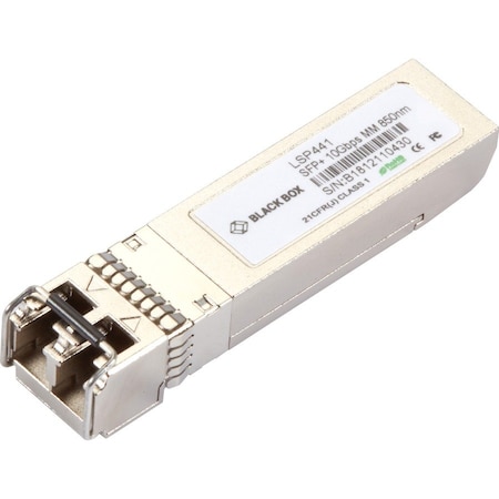 Black Box Black Box Transceiver Module, SFP+, 10Gbps, 300m, Multimode LSP441