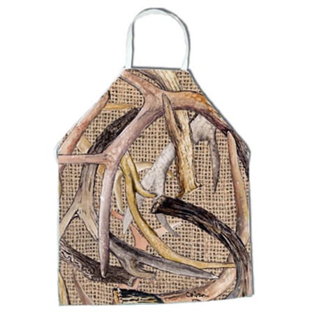 Carolines Treasures Deer Horns Apron - 27 x 31 in. 8732APRON