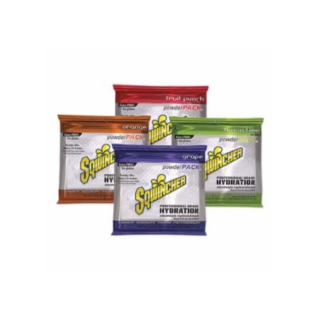 Sqwincher Powder Pack, Assorted Pack, 23.83 oz, Pack, Yields 2.5 gal, 32PK 690-159016044