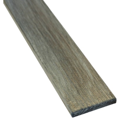 Timberchic Wood, Weathered Light Gray, 48 in L, 1.25 in W, Stained 431