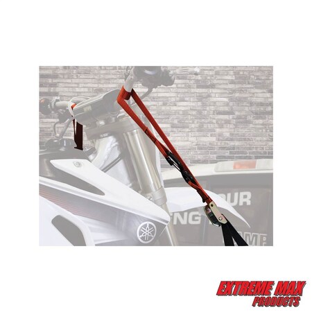 Extreme Max 5900.1136 Utility Tie-Down Strap - 1", 1000 lbs., Pack of 2 5900.1136