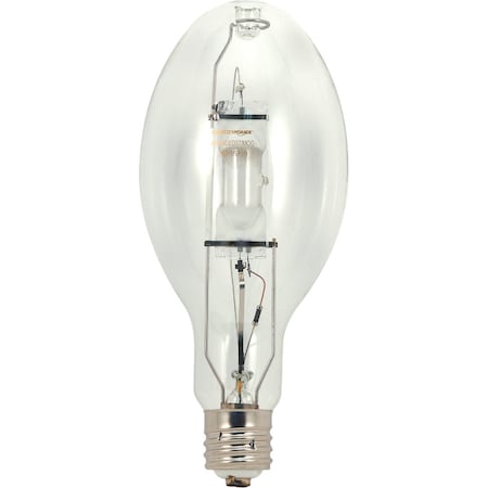Satco 175W Clear ED28 Mogul Screw Metal Halide High-Intensity Light Bulb S5829