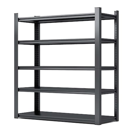 Wrightmaster 47.3in.*18in.*78in. 5-Tier Heavy Duty Storage Shelving with Tall Structure&Stable Frame ZoroP160410
