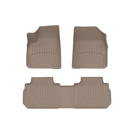 Weathertech Tan, Front and Rear FloorLiner HP 45955-1-2IM